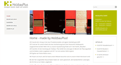 Desktop Screenshot of holzbauplus.de
