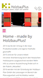 Mobile Screenshot of holzbauplus.de